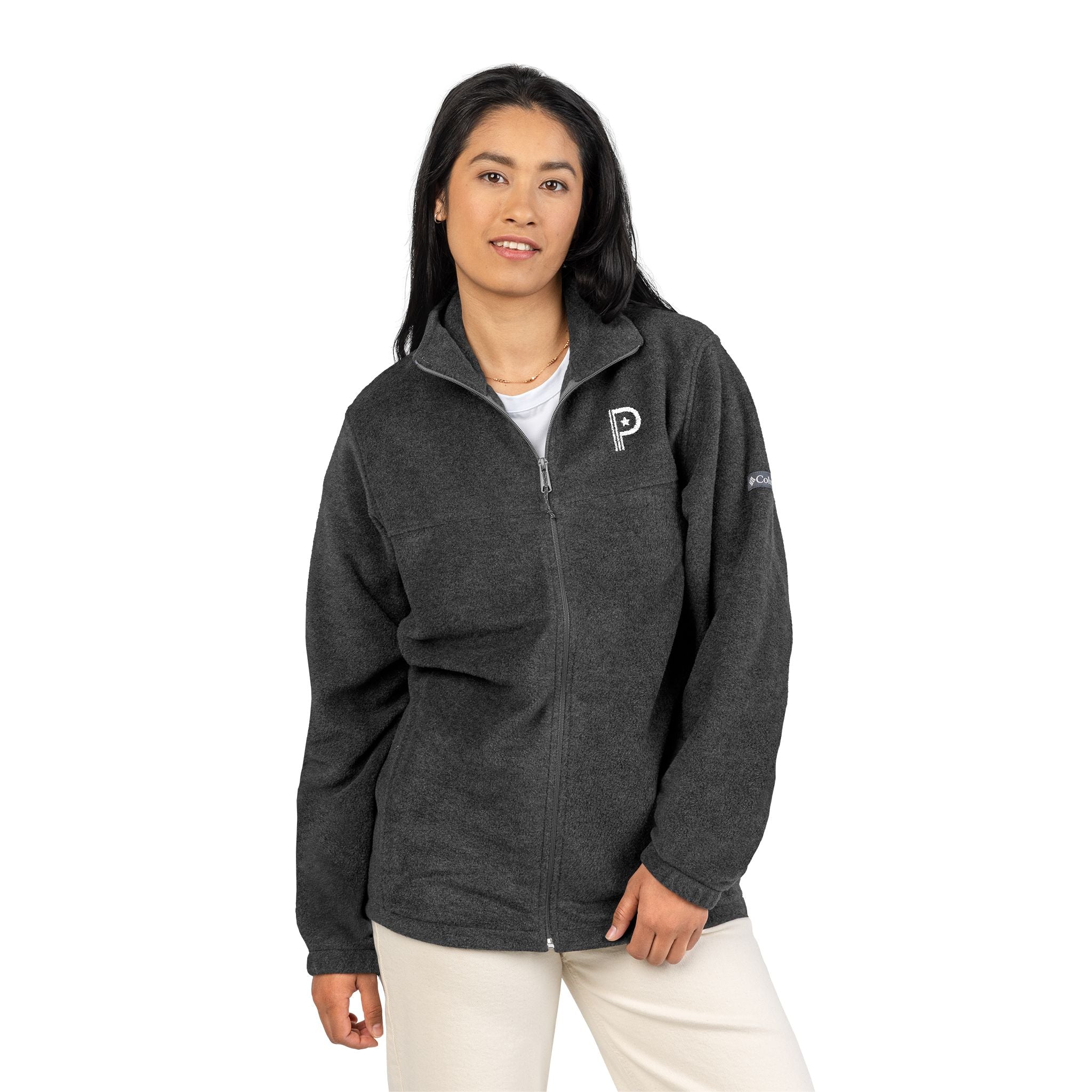 Embroidered 'Patriot' Fleece Jacket — Columbia Full-Zip