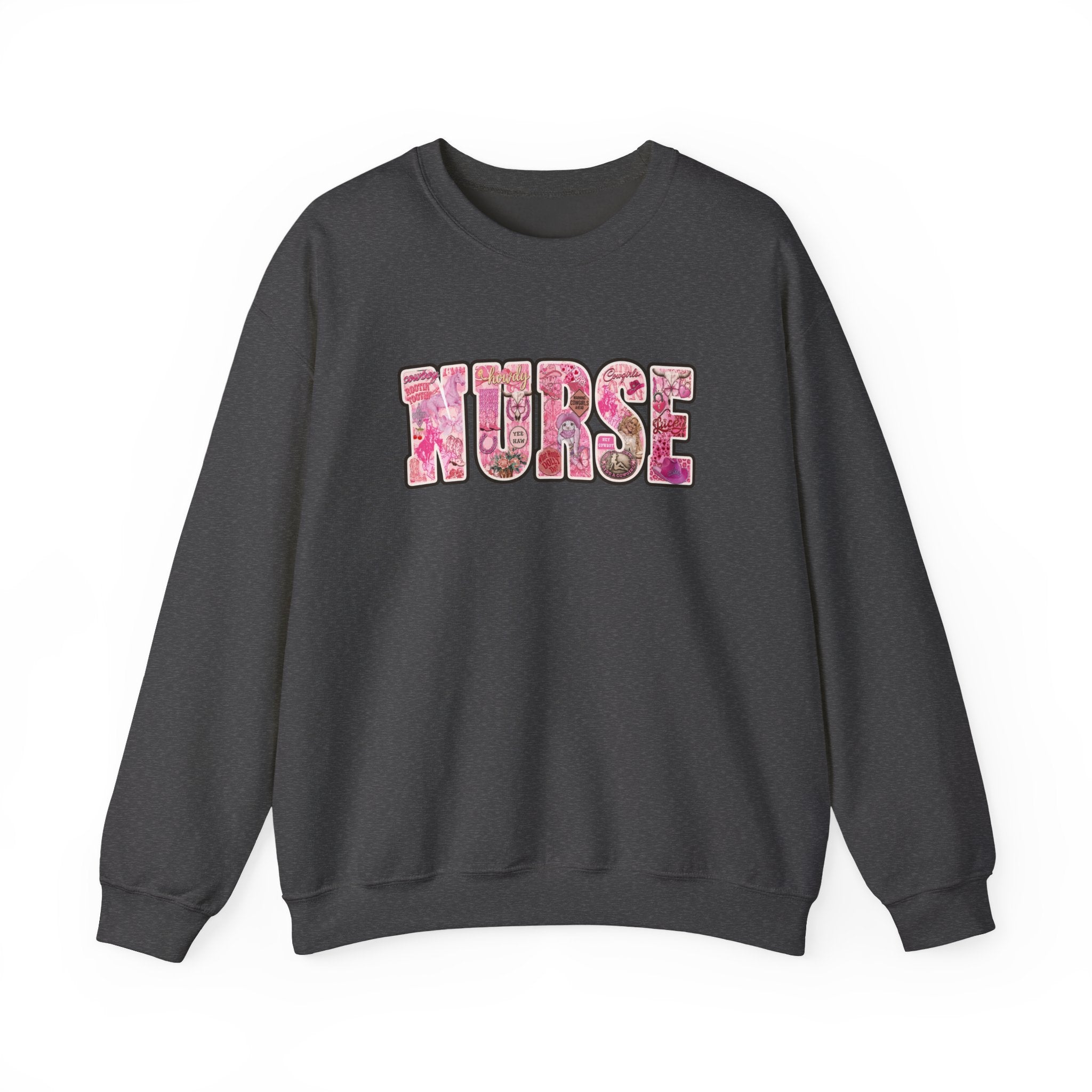 Nurse Floral Crewneck Sweatshirt