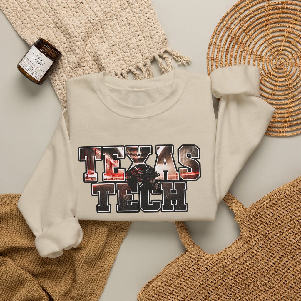 Texas Tech Crewneck Sweatshirt – Vintage Logo Comfort