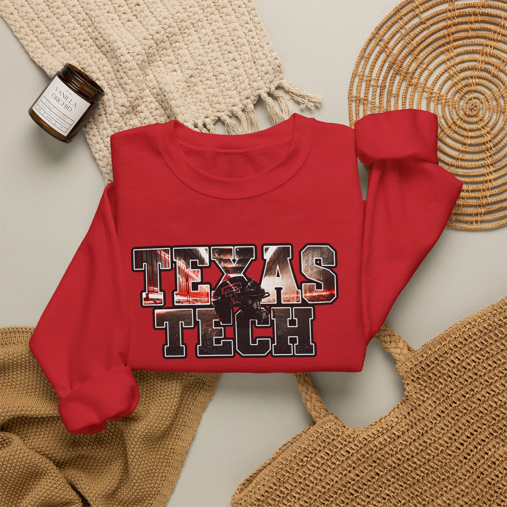 Texas Tech Crewneck Sweatshirt – Vintage Logo Comfort
