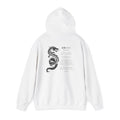 Dragon Script Hoodie — Japanese Kanji Poem Back Graphic Hooded Sweatshirt