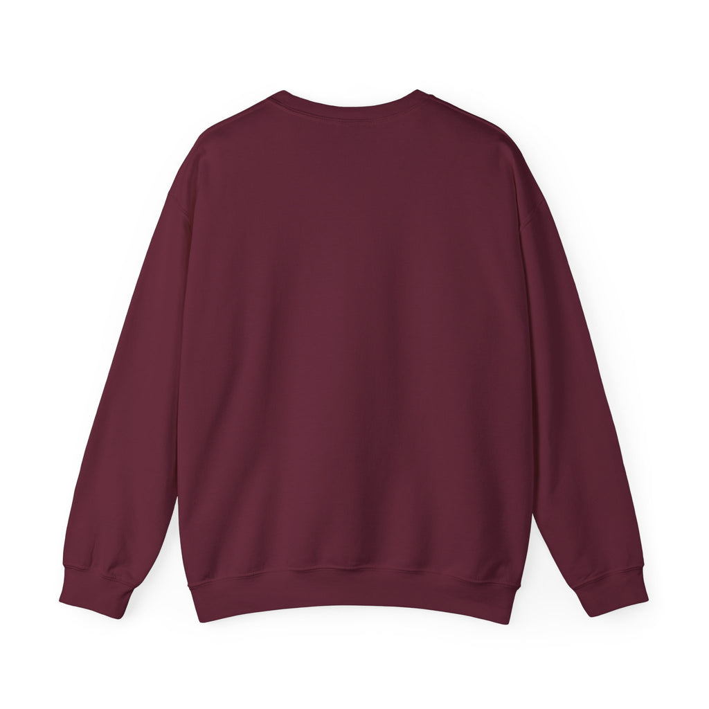 Mama Checkerboard Crewneck Sweatshirt – Retro Brown "MAMA" Graphic