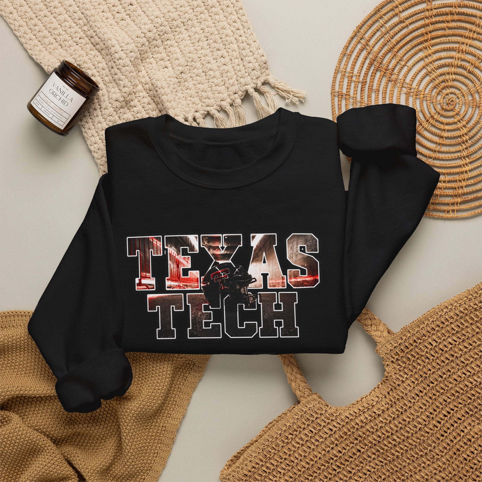 Texas Tech Crewneck Sweatshirt – Vintage Logo Comfort