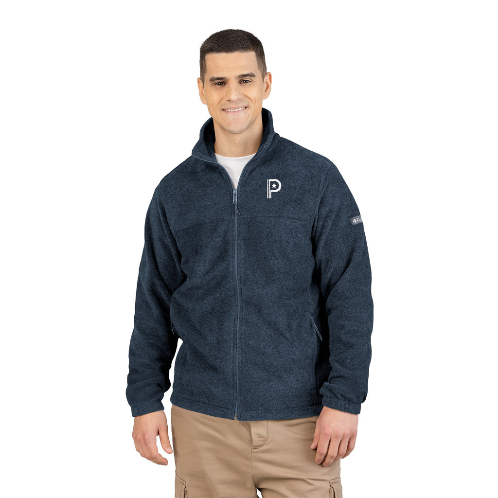 Embroidered 'Patriot' Fleece Jacket — Columbia Full-Zip