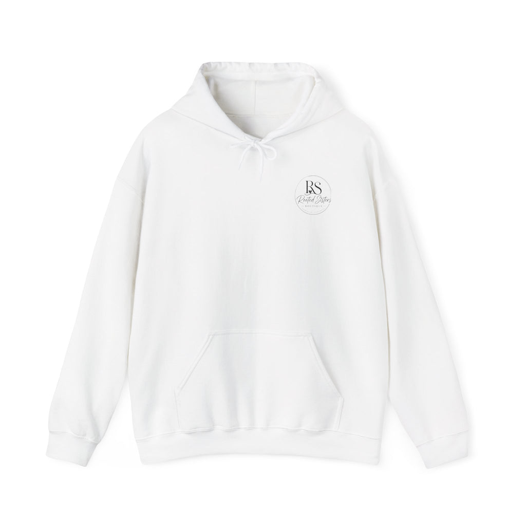 Dragon Script Hoodie — Japanese Kanji Poem Back Graphic Hooded Sweatshirt