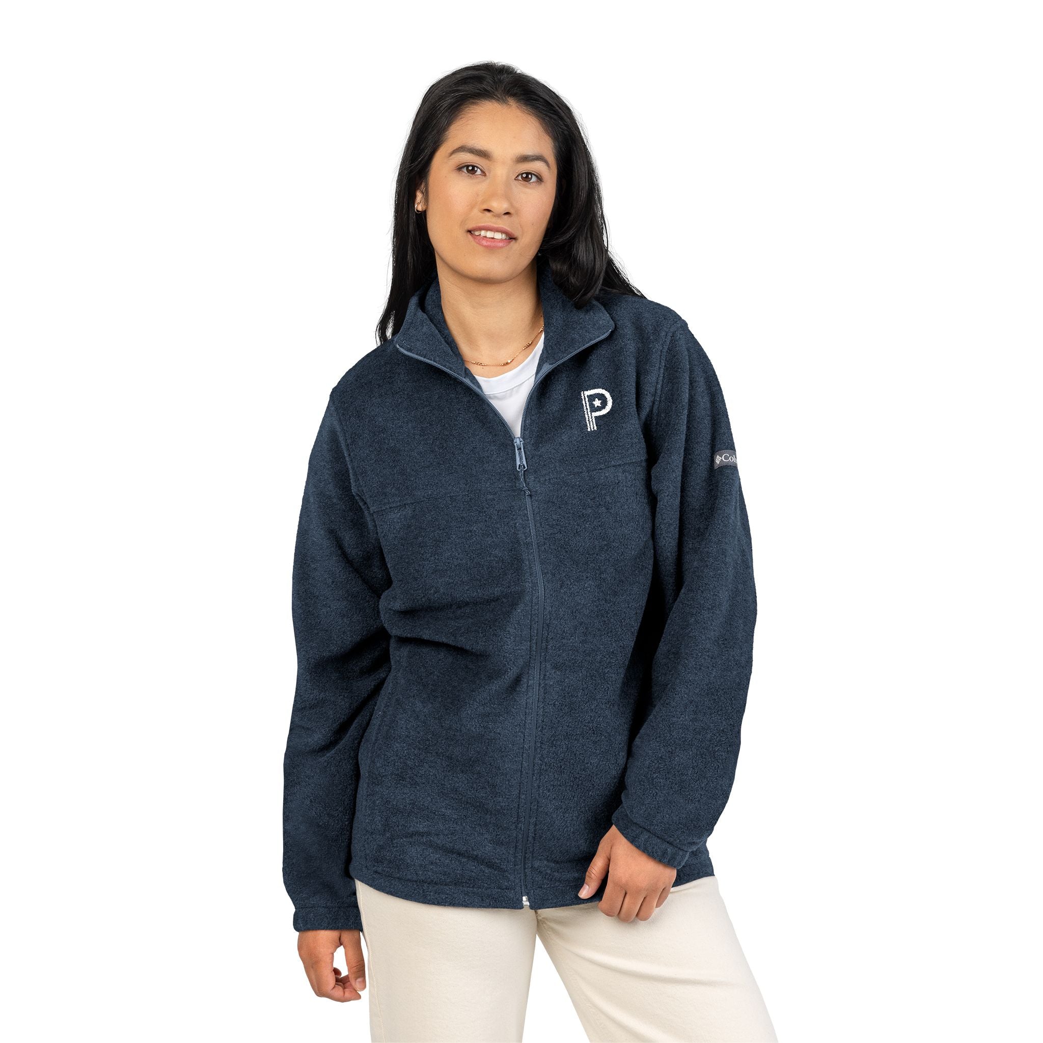 Embroidered 'Patriot' Fleece Jacket — Columbia Full-Zip