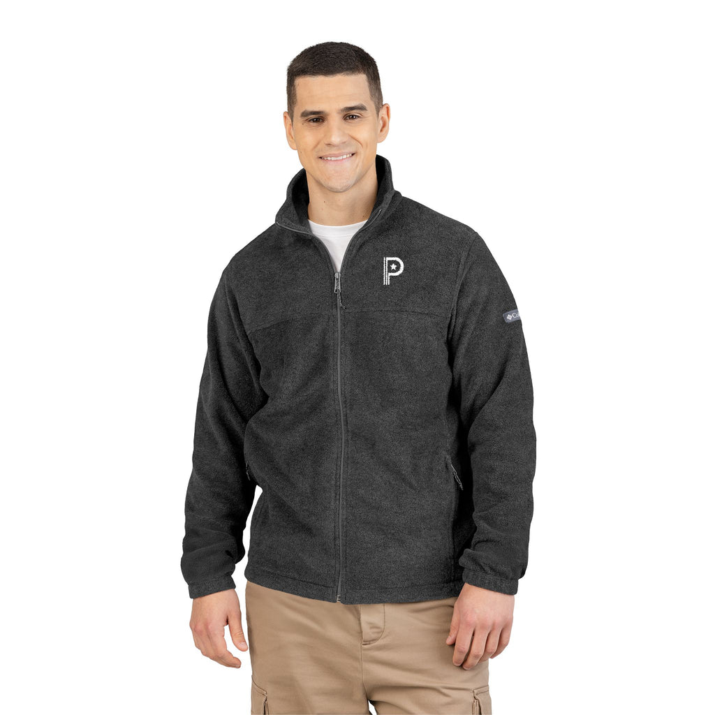 Embroidered 'Patriot' Fleece Jacket — Columbia Full-Zip