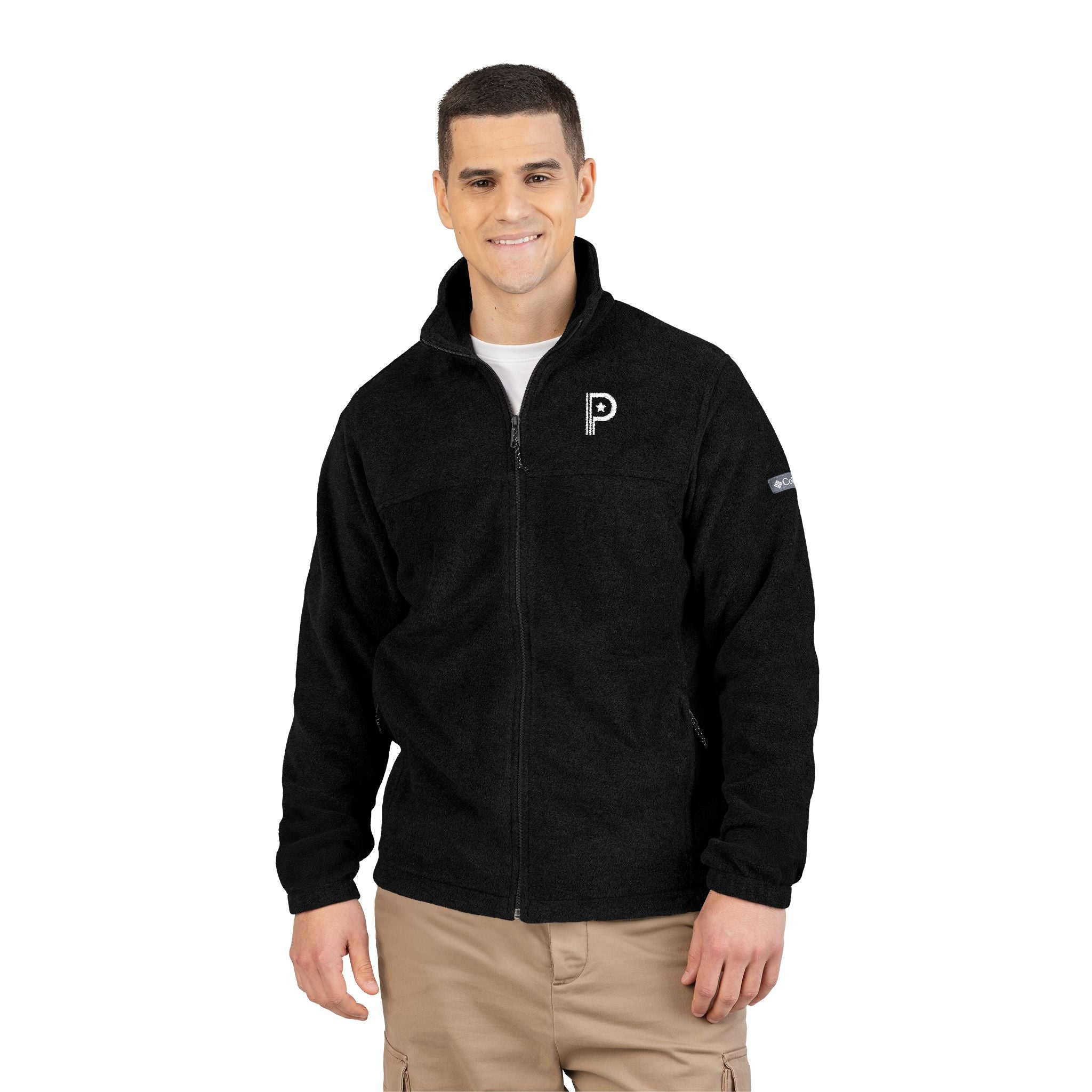 Embroidered 'Patriot' Fleece Jacket — Columbia Full-Zip